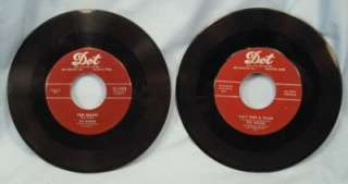 Vintage Lot of 9 PAT BOONE 45 RPM Records DOT (O)  
