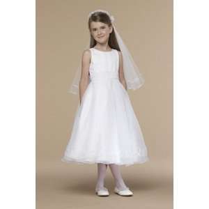  Us Angels First Communion Dress 282B White Size 10 