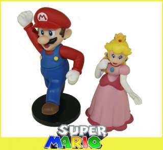 Character 3pcs of Mario,Peach princess, Toad,Roy Bowser,Larry Bowser 