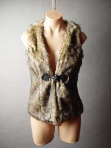   Closure Soft Plush Cozy Winter Classic Women Jacket Vest L  