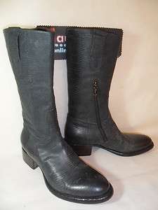 ROCCO P. WINTER WOMAN BOOTS SIZE 7 SPECIAL EDITION HAND MADE GREY SMOG 