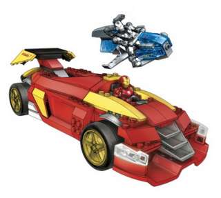 New Mega Bloks Iron Man 2 Mark VI Super Racer Vehicle Car Building Set 