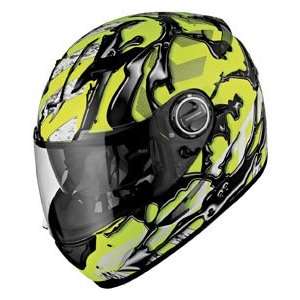  SCORPION EXO 500 Oil Neon Yellow Full Face Helmet (M 