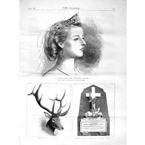  1872 Countess Spencer Wapit Leer America Childers