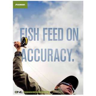 Sage Fly Fishing Give a Rip Poster 24 x 32  