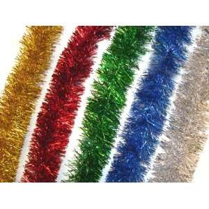  18 Ft. Soft & Silky Gold Christmas Tinsel Garland