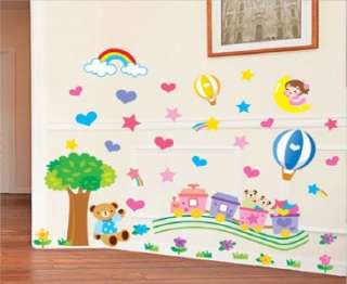 FUN TRAIN   Baby & Kids Removable Wall Sticker Decal  