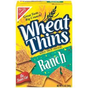 Nabisco Wheat Thins Crackers Ranch   6 Grocery & Gourmet Food