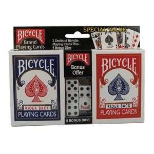  U.S. Playing Cards Poker Playing Cards with Dice 808 02 DICE 