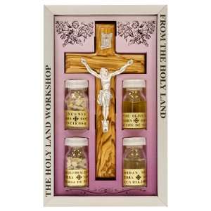  The Holy Land Workshop Cross of Devotion   Crucifix with 4 