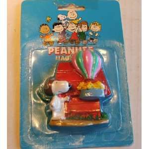  Vintage Peanuts Snoopy As the Red Baron Magnet Kitchen 