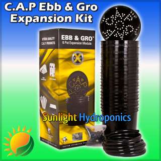 CAP EBB & GRO AND GROW FLOW 6 POT SITE EXPANSION ADD ON KIT HYDROPONIC 