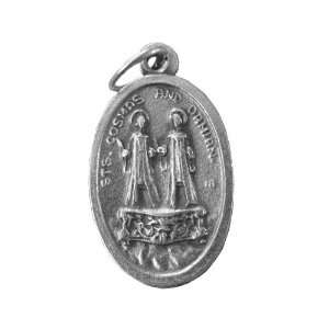  Sts. Cosmos and Damian Medal Pray for Us 20 Steel Chain 
