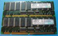 LOT OF 2 X 512MB PC133MHZ CL3 ECC REG SERVER MEMORY TOTAL OF 1GB RAM 