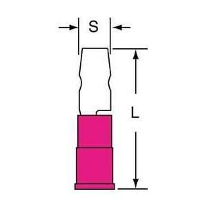  Male Bullet Disconnect,red,pk1000   3M 