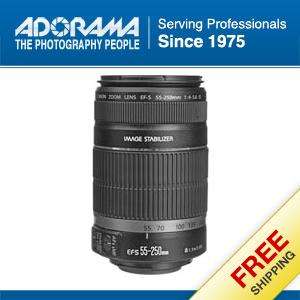 Canon EF S 55 250mm f/4 5.6 IS Image Stabilizer Telephoto Zoom Lens 