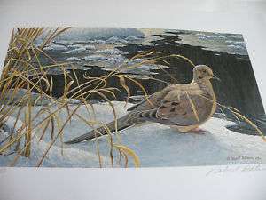 Robert Bateman Down for a Drink Dove Ltd Ed. S/N Long Sold Out 