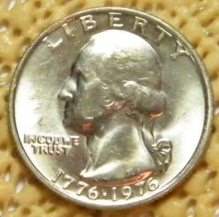 1976 P BU Washington Bicentennial Quarter#5763  