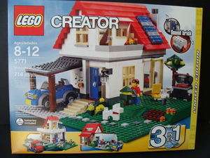 NEW LEGO Creator HILLSIDE House Home 5771 Greenhouse City Bungalow Dog 