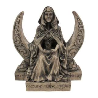 Moon Goddess Statue Pagan Wicca Dryad Designs  