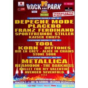 ROCK AM RING & IM PARK Park / Center 2006   CONCERT POSTER from 