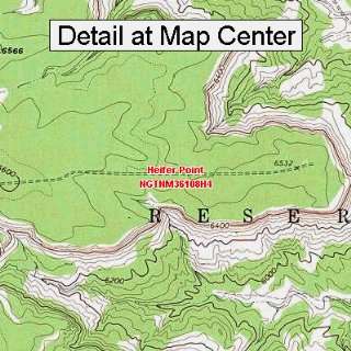  USGS Topographic Quadrangle Map   Heifer Point, New Mexico 