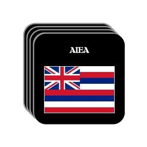  US State Flag   AIEA, Hawaii (HI) Set of 4 Mini Mousepad 