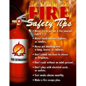  Resources NS3308 Poster  Fire Safety  12 Packs