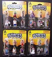 HOMIES Series #6 figures   Box of 12 New Blister Cards  