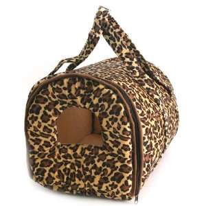  NEW EURO TOTE PET CARRIER   PLUSH LEOPARD COOL STYLE Pet 