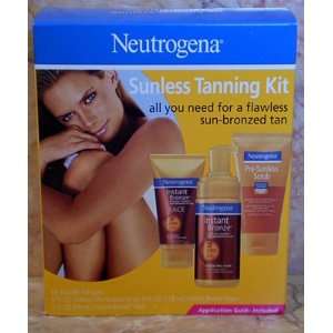  Neutrogena Sunless Tanning 3 Piece Kit Beauty