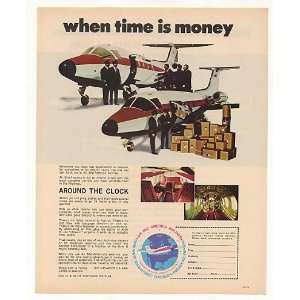  1973 Air Mid America Airlines Charter Service Plane Print 