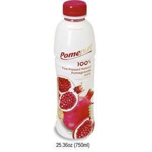 Pomepure Pomegranate Juice 25.36oz (750ml) Case of 6 Bottles