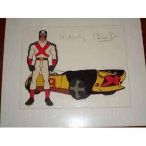  Speed Racer Racer X Animation Seri Cel with Signatures 