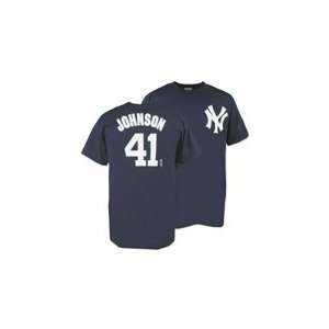  Baseball T Shirt   New York Yankees #41 Randy Johnson T 