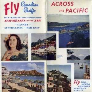  Canadian Pacific Airlines Trans Pacific Brochure 1950s 