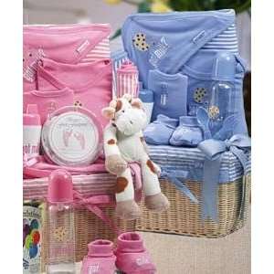  Got Milk Baby Basket   Baby Boy Medium 