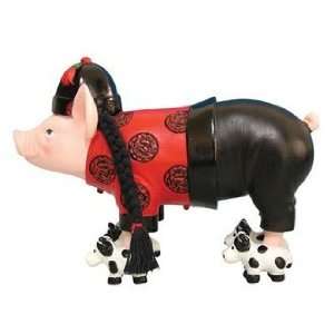   Piggy Figurine by Westland Giftware   Moo Shoe Pork