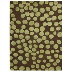 Westford Oriental PS01 BRN Perspectives Brown Contemporary Rug Size 5 