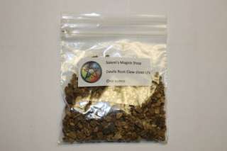Devils claw root slices cut 1 oz. Wicca, Pagan, Witch  