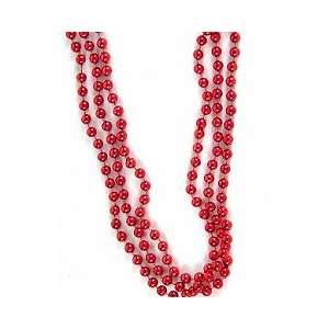 Red Bead Necklace (1 dz) Toys & Games