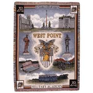 United States Military Academy West Point Tapestry Throw Blanket 50 x 