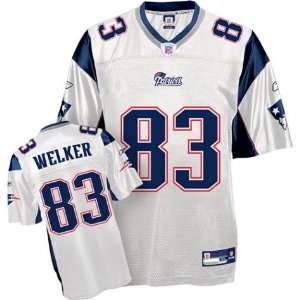 Wes Welker Youth Jersey Reebok White Replica #83 New England Patriots 