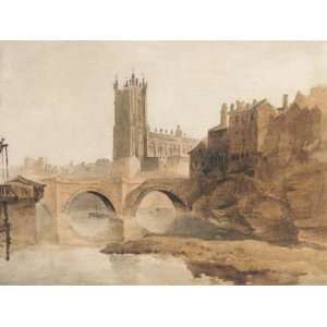   David Cox   24 x 18 inches   Manchester Cathedral F