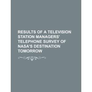 Results of a television station managers telephone survey of NASAs 