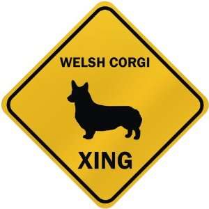  ONLY  WELSH CORGI XING  CROSSING SIGN DOG