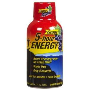  5 Hour Energy Energy Shot, Grape, 6 ct. Health & Personal 