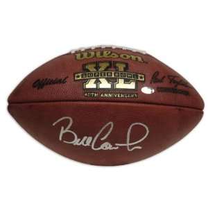 Bill Cowher Autographed SB XL Pro Football  Sports 