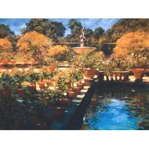 Philip Craig 40W by 30H  Bobili Gardens   Florence CANVAS Edge #3 