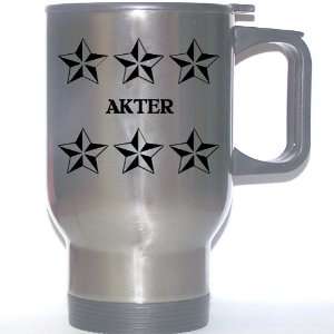  Personal Name Gift   AKTER Stainless Steel Mug (black 